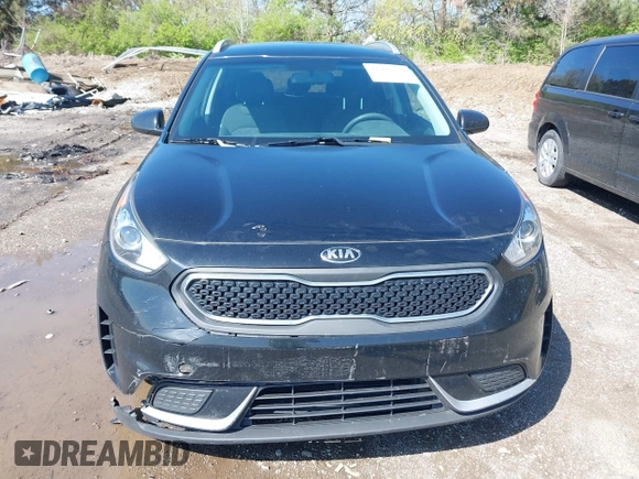2017 Kia Niro LX with VIN KNDCB3LC9H5055737, listed as a IAAI auction lot 41983379 with 105,007 mi miles. Bid and sale history available at carsss.com. Image 12.