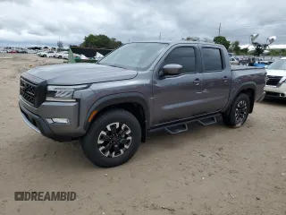 2023 Nissan Frontier PRO-4X with VIN 1N6ED1EK2PN663980, listed as a Copart auction lot 74612904 with 0 mi miles and Non Repairable. Bid and sale history available at carsss.com. Image 1.