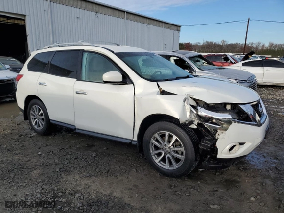 2013 Nissan Pathfinder SL with VIN 5N1AR2MM9DC628450, listed as a Copart auction lot 80905574 with 93,473 mi miles and Salvage Title. Bid and sale history available at carsss.com. Image 4.
