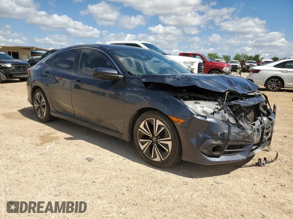 2016 Honda Civic EX-T z VIN 19XFC1F34GE001744, wystawiony jako Copart lot #56525295 z przebiegiem 70 915 mil mil oraz Szkoda całkowita • Salvage title. Historia ofert i sprzedaży dostępna na DreamBid. Obrazek 4.