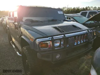 2005 Hummer H2 SUT with VIN 5GRGN22U15H125141, listed as a Copart auction lot 74180754 with 0 mi miles and Salvage Title. Bid and sale history available at carsss.com. Image 5.
