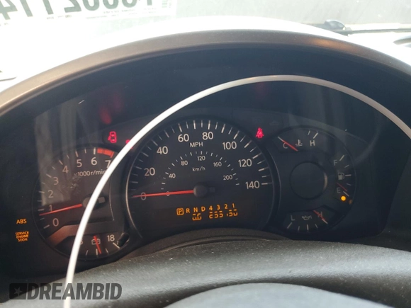 2004 Nissan Titan SE with VIN 1N6AA06A44N563608, listed as a Copart auction lot 78002114 with 233,130 mi miles and Non Repairable. Bid and sale history available at carsss.com. Image 9.