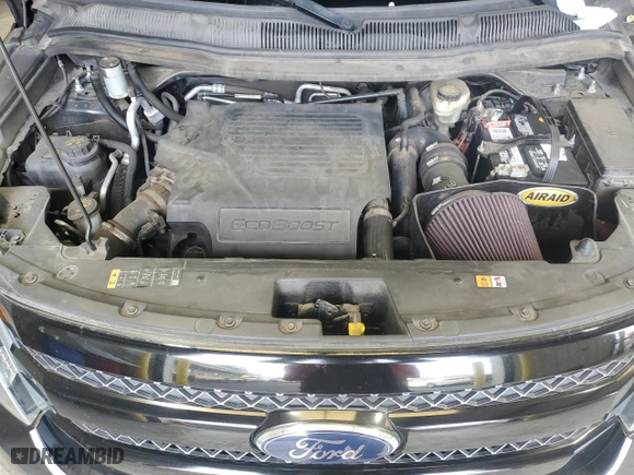 2015 Ford Explorer Sport with VIN 1FM5K8GT9FGA34660, listed as a Copart auction lot 82204364 with 93,649 mi miles and Salvage Title. Bid and sale history available at carsss.com. Image 12.