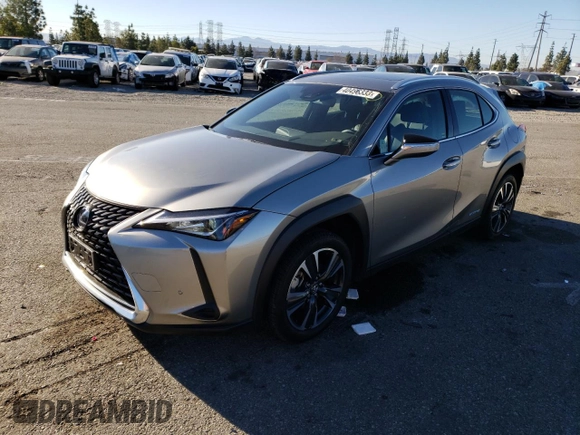 2020 Lexus UX with VIN JTHP9JBH4L2021390, listed as a Copart auction lot 40496333 with 20,694 mi miles. Bid and sale history available at carsss.com. Image 1.