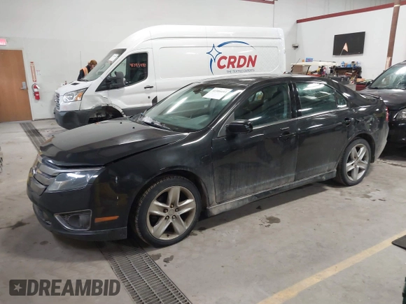 2012 Ford Fusion SPORT with VIN 3FAHP0DC9CR384812, listed as a IAAI auction lot 41506693 with 169,545 mi miles. Bid and sale history available at carsss.com. Image 17.