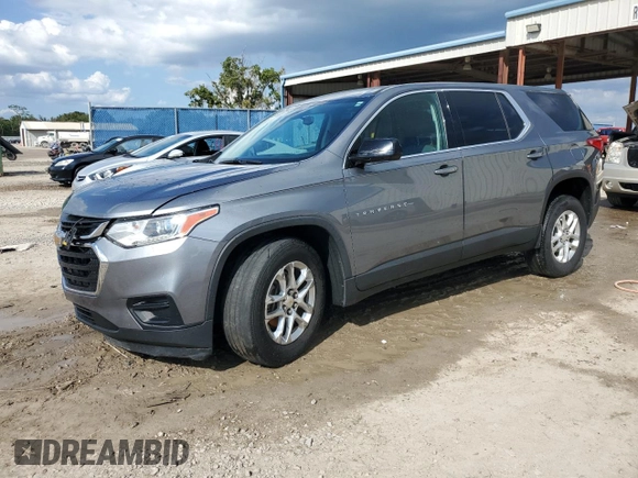 2020 Chevrolet Traverse LS with VIN 1GNERFKWXLJ174924, listed as a Copart auction lot 71939174 with 82,695 mi miles and Non Repairable. Bid and sale history available at carsss.com. Image 1.