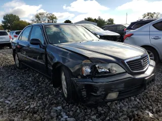 2002 Acura RL with VIN JH4KA96502C004028, listed as a Copart auction lot 74913914 with 220,819 mi miles and Salvage Title. Bid and sale history available at carsss.com. Image 4.