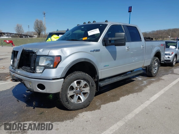 2014 Ford F-150 XL with VIN 1FTFW1ET1EFB34652, listed as a IAAI auction lot 41808295 with 175,025 mi miles. Bid and sale history available at carsss.com. Image 18.