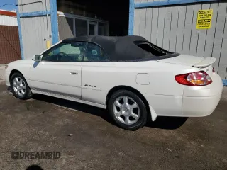 2002 Toyota Solara SE with VIN 2T1FF28P82C560265, listed as a Copart auction lot 47991925 with 219,776 mi miles and Clean Title. Bid and sale history available at DreamBid. Image 2.