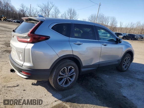 2020 Honda CR-V EX with VIN 2HKRW2H50LH618010, listed as a Copart auction lot 50263355 with 46,531 mi miles and Salvage Title. Bid and sale history available at DreamBid. Image 3.