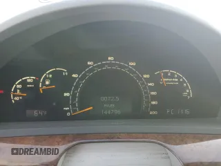 2005 Mercedes-Benz S 55 AMG with VIN WDBNG74J15A455422, listed as a Copart auction lot 54791415 with 144,796 mi miles and Clean Title. Bid and sale history available at DreamBid. Image 9.