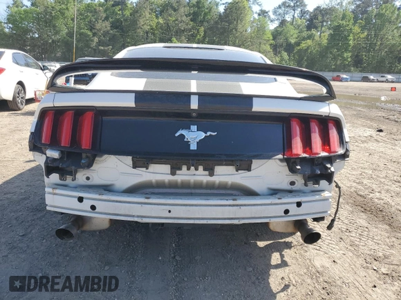 2017 Ford Mustang V6 с VIN 1FA6P8AM9H5292046, выставлен на аукционе Copart как лот 52111895 с пробегом Не указан миль и Списание • Salvage title. История ставок и продаж доступна на DreamBid. Изображение 6.
