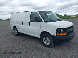 2011 Chevrolet Express Cargo with VIN 1GCWGFCA5B1169828, listed as a IAAI auction lot 42317576 with 186,162 mi miles and . Bid and sale history available at DreamBid. Image 1.