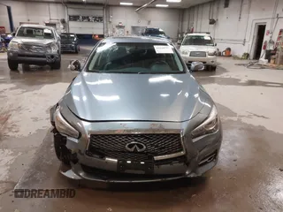 2015 Infiniti Q50 Premium with VIN JN1BV7AR2FM414613, listed as a IAAI auction lot 41258797 with 162,822 mi miles. Bid and sale history available at carsss.com. Image 12.