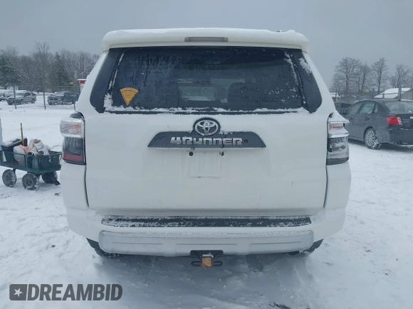 2018 Toyota 4Runner SR5 with VIN JTEBU5JR9J5519118, listed as a IAAI auction lot 41622686 with 92,178 mi miles. Bid and sale history available at carsss.com. Image 16.