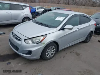2012 Hyundai Accent GLS with VIN KMHCT4AE7CU181676, listed as a IAAI auction lot 41539969 with 161,419 mi miles. Bid and sale history available at carsss.com. Image 2.