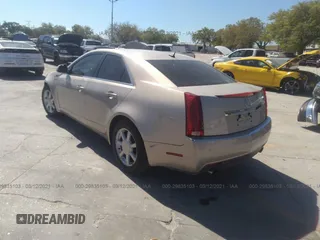 2008 Cadillac CTS RWD w/1SB with VIN 1G6DR57V280215349, listed as a IAAI auction lot 41363001 with 163,868 mi miles. Bid and sale history available at carsss.com. Image 3.