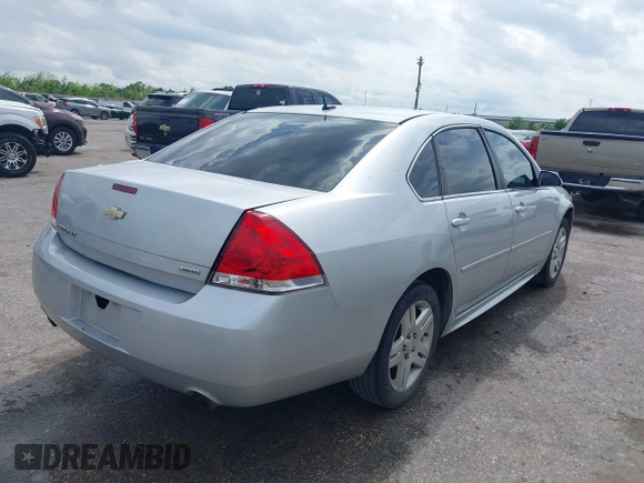2016 Chevrolet Impala LT with VIN 2G1WB5E38G1143743, listed as a IAAI auction lot 42111582 with 204,462 mi miles and . Bid and sale history available at DreamBid. Image 4.
