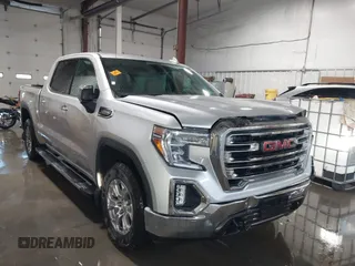 2022 GMC Sierra 1500 Limited SLT with VIN 3GTU9DED9NG214448, listed as a IAAI auction lot 41313168 with 24,571 mi miles. Bid and sale history available at carsss.com. Image 1.