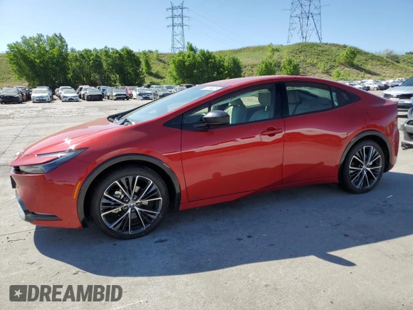 2024 Toyota Prius LE with VIN JTDADABU8R3010236, listed as a Copart auction lot 61234525 with 10,065 mi miles and Salvage title. Bid and sale history available at DreamBid. Image 1.