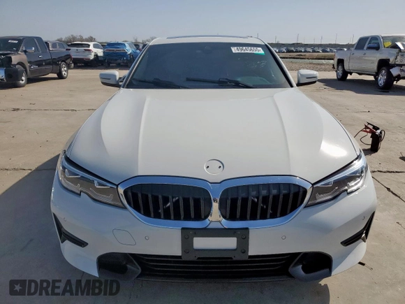 2022 BMW 3 Series 330i with VIN 3MW5R1J04N8C71010, listed as a Copart auction lot 49645655 with 0 mi miles and Salvage Title. Bid and sale history available at carsss.com. Image 5.