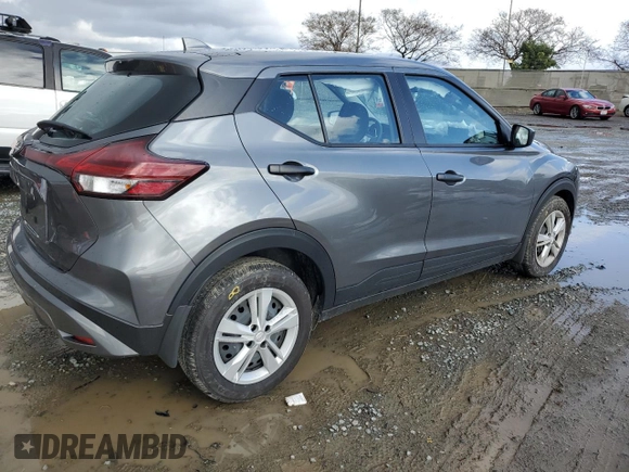 2024 Nissan Kicks S with VIN 3N1CP5BV7RL566559, listed as a Copart auction lot 48710485 with 5,903 mi miles and Salvage Title. Bid and sale history available at carsss.com. Image 3.
