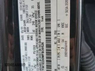 2021 Ford F-150 XL with VIN 1FTFW1ED0MFB39526, listed as a Copart auction lot 70290404 with 65,581 mi miles and Salvage Title. Bid and sale history available at carsss.com. Image 12.