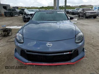 2024 Nissan Z Nismo with VIN JN1BZ4CH0RM360854, listed as a Copart auction lot 55534695 with 24,588 mi miles and Salvage Title. Bid and sale history available at DreamBid. Image 5.