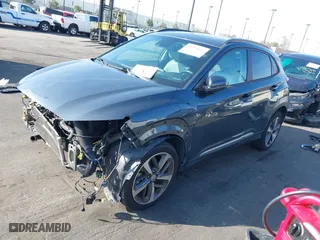 2021 Hyundai Kona Limited with VIN KM8K3CA58MU750686, listed as a IAAI auction lot 41591657 with 63,450 mi miles. Bid and sale history available at carsss.com. Image 19.
