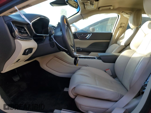 2018 Lincoln Continental Select with VIN 1LN6L9SK0J5609318, listed as a Copart auction lot 76727154 with 34,690 mi miles and Salvage Title. Bid and sale history available at carsss.com. Image 7.