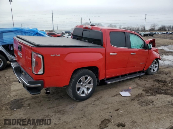 2016 GMC Canyon 4WD SLT with VIN 1GTG6DE3XG1358704, listed as a Copart auction lot 47768195 with 80,865 mi miles and Salvage Title. Bid and sale history available at carsss.com. Image 3.