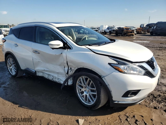 2016 Nissan Murano Platinum with VIN 5N1AZ2MG3GN150786, listed as a Copart auction lot 46877545 with 89,960 mi miles and Salvage Title. Bid and sale history available at carsss.com. Image 4.