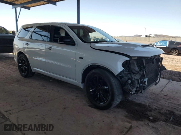 2018 Dodge Durango R/T with VIN 1C4SDHCT6JC205534, listed as a Copart auction lot 48464025 with 110,299 mi miles and Salvage title. Bid and sale history available at DreamBid. Image 4.