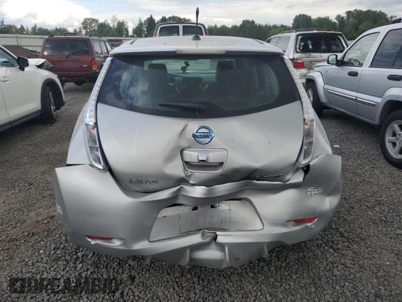 2013 Nissan LEAF SL with VIN 1N4AZ0CP1DC408021, listed as a Copart auction lot 58260915 with 111,310 mi miles and Salvage title. Bid and sale history available at DreamBid. Image 6.
