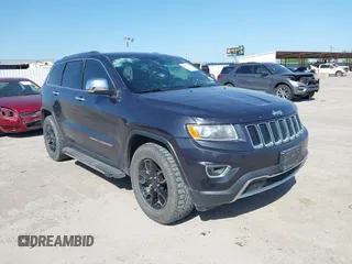 2016 Jeep Grand Cherokee Limited with VIN 1C4RJFBMXGC381310, listed as a IAAI auction lot 41997282 with 93,303 mi miles and . Bid and sale history available at DreamBid. Image 1.