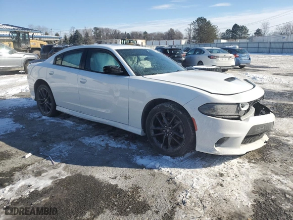2022 Dodge Charger GT with VIN 2C3CDXMG9NH127970, listed as a Copart auction lot 41902405 with 61,109 mi miles and Salvage Title. Bid and sale history available at carsss.com. Image 4.
