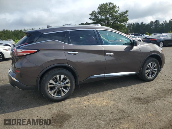 2018 Nissan Murano SV with VIN 5N1AZ2MG0JN196342, listed as a Copart auction lot 54364335 with 52,132 mi miles and Salvage Title. Bid and sale history available at DreamBid. Image 3.