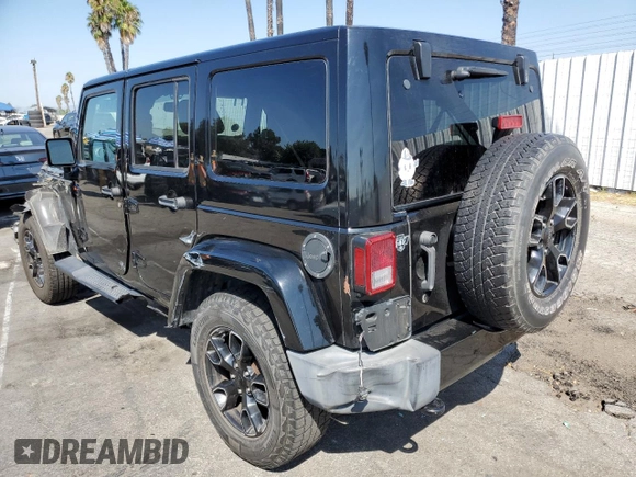 2018 Jeep Wrangler JK Unlimited Altitude with VIN 1C4BJWEG5JL820816, listed as a Copart auction lot 71212614 with 76,630 mi miles and Salvage Title. Bid and sale history available at carsss.com. Image 2.