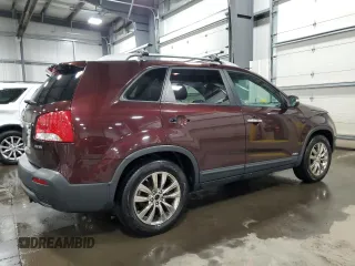 2011 Kia Sorento EX with VIN 5XYKUDA27BG036723, listed as a Copart auction lot 50180075 with 209,861 mi miles and Salvage Title. Bid and sale history available at carsss.com. Image 3.