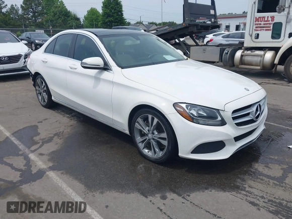 2016 Mercedes-Benz C 300 with VIN 55SWF4JB8GU096616, listed as a IAAI auction lot 42281665 with 104,838 mi miles and . Bid and sale history available at DreamBid. Image 1.