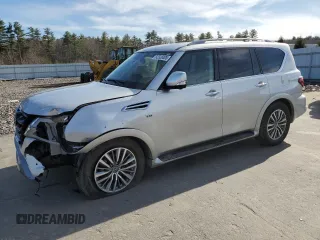 2021 Nissan Armada SL z VIN JN8AY2BB6M9792149, wystawiony jako Copart lot #52328305 z przebiegiem 97 763 mil mil oraz Szkody całkowita. Historia ofert i sprzedaży dostępna na DreamBid. Obrazek 1.
