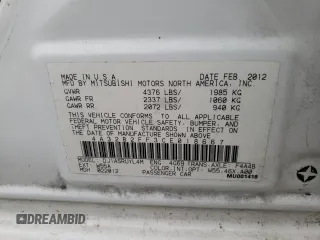2012 Mitsubishi Galant FE z VIN 4A32B2FF3CE018667, wystawiony jako Copart lot #85819174 z przebiegiem 144 374 mil mil oraz Czysty tytuł • Clean title. Historia ofert i sprzedaży dostępna na DreamBid. Obrazek 12.