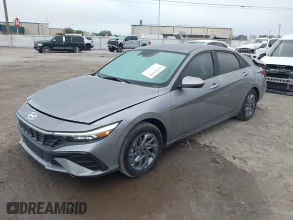 2024 Hyundai Elantra SEL with VIN KMHLM4DG9RU753995, listed as a IAAI auction lot 41917826 with 10,258 mi miles. Bid and sale history available at carsss.com. Image 17.