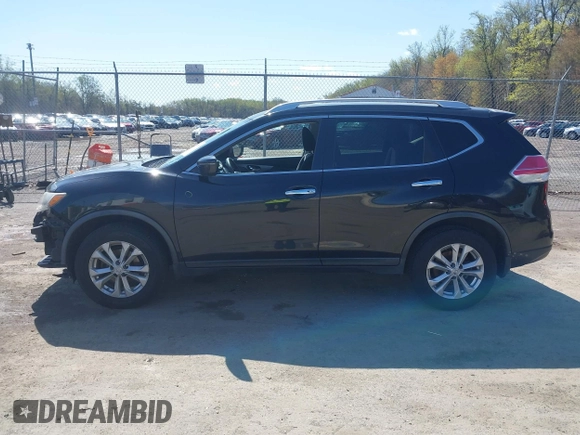 2016 Nissan Rogue SV with VIN KNMAT2MV6GP634539, listed as a IAAI auction lot 41987397 with 108,170 mi miles. Bid and sale history available at carsss.com. Image 14.