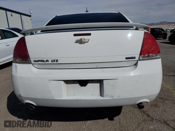 2013 Chevrolet Impala LTZ with VIN 2G1WC5E38D1233368, listed as a Copart auction lot 48573165 with Not Provided miles and Salvage Title. Bid and sale history available at DreamBid. Image 6.