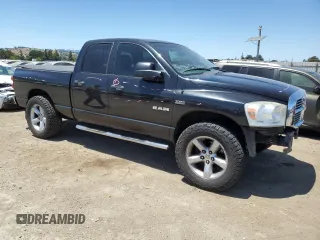 2008 Dodge 1500 SLT z VIN 1D7HA18218J125404, wystawiony jako Copart lot #58545215 z przebiegiem 117 548 mil mil oraz Szkoda całkowita • Salvage title. Historia ofert i sprzedaży dostępna na DreamBid. Obrazek 4.