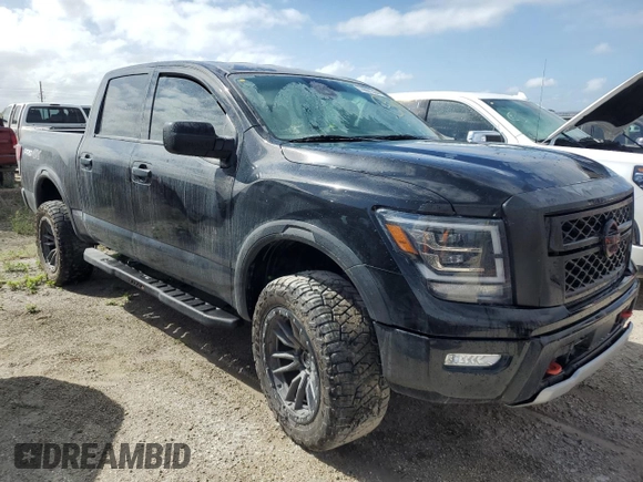 2023 Nissan Titan SV with VIN 1N6AA1ED8PN110324, listed as a Copart auction lot 74601384 with 11,997 mi miles and Non repairable. Bid and sale history available at DreamBid. Image 4.