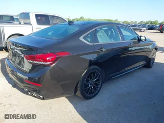 2019 Genesis G80 3.3T Sport with VIN KMTFN4JB5KU312637, listed as a IAAI auction lot 41985513 with 34,536 mi miles. Bid and sale history available at carsss.com. Image 4.