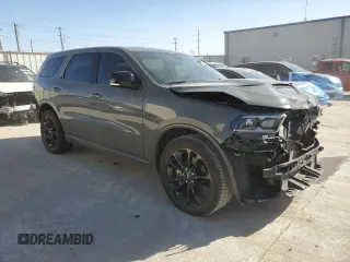 2021 Dodge Durango R/T with VIN 1C4SDJCTXMC763107, listed as a Copart auction lot 48401165 with 43,445 mi miles and Salvage title. Bid and sale history available at DreamBid. Image 4.
