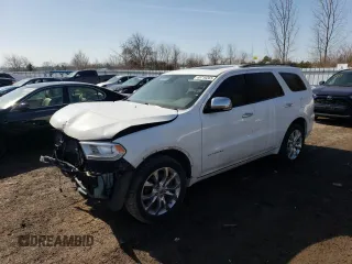 2016 Dodge Durango Citadel Anodized Platinum with VIN 1C4SDJET3GC331007, listed as a Copart auction lot 48716265 with 207,202 mi miles and Salvage title. Bid and sale history available at DreamBid. Image 1.